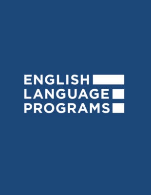 English Language Programs Logo - blue