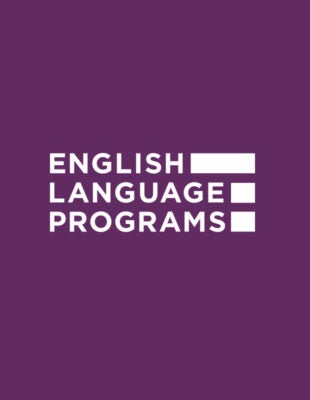 English Language Programs Logo - purple