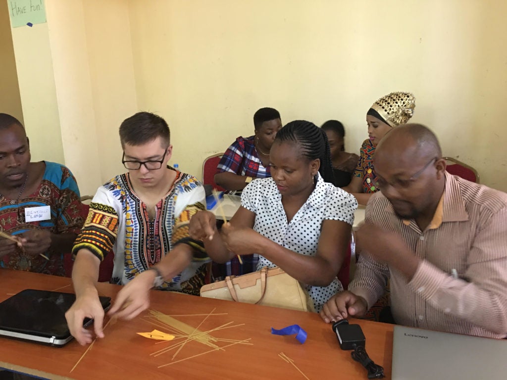 Participants in Specialist Ann Snow's workshop in Tanzania
