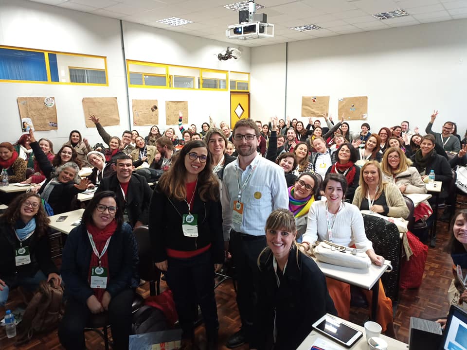 Kerry Pusey and teachers