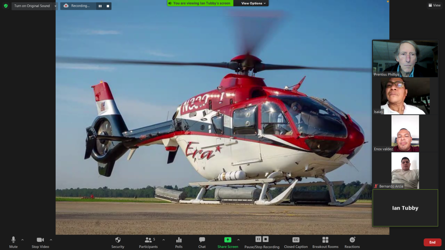 Prentiss Phillipps helicopter